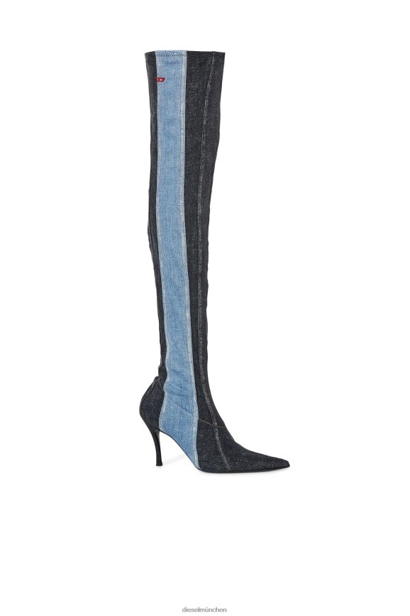Diesel D-Venus tbts Schuhwerk Blau Schwarz Frauen H0VDZ1098
