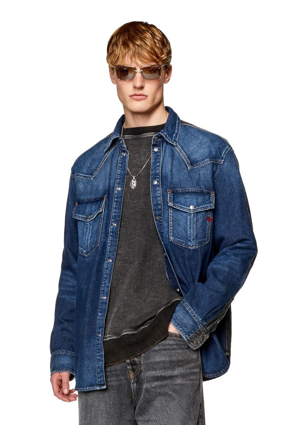 Diesel d-ozean-s Bekleidung Schwarz Blau Männer H0VDZ299