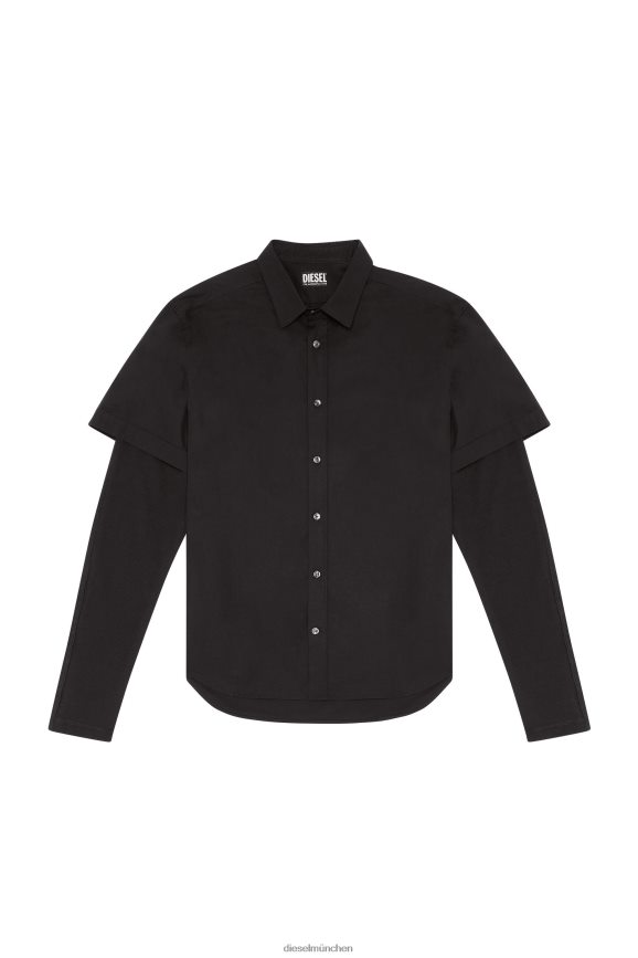 Diesel s-marley-a Bekleidung Schwarz Männer H0VDZ335