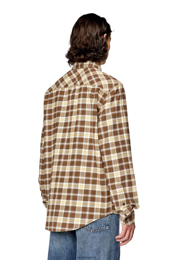 Diesel s-umbe-check-nw Bekleidung braun/beige Männer H0VDZ294