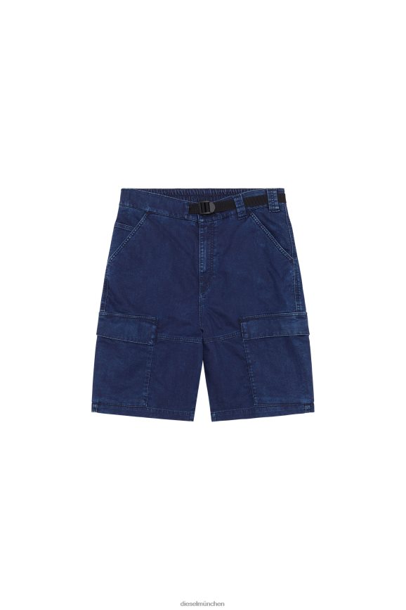 Diesel D-Krooley Joggjeans Cargo-Shorts Bekleidung Dunkelblau Männer H0VDZ385