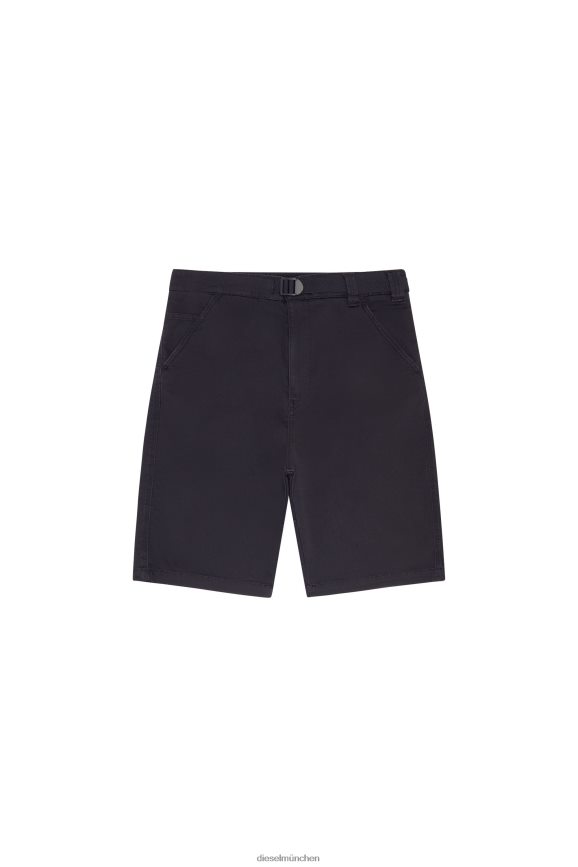 Diesel D-Krooley Joggjeans Chino-Shorts Bekleidung schwarz/dunkelgrau Männer H0VDZ383