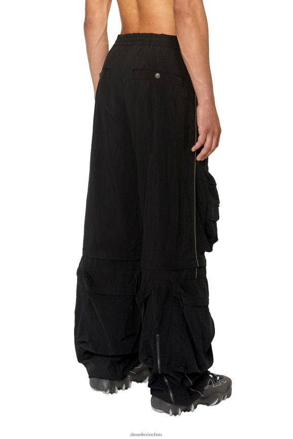 Diesel P-Fleck Bekleidung Schwarz Männer H0VDZ349