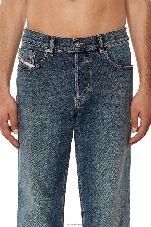 Diesel Tapered Jeans 2023 D-Finitive 09F74 Bekleidung Mittelblau Männer H0VDZ341