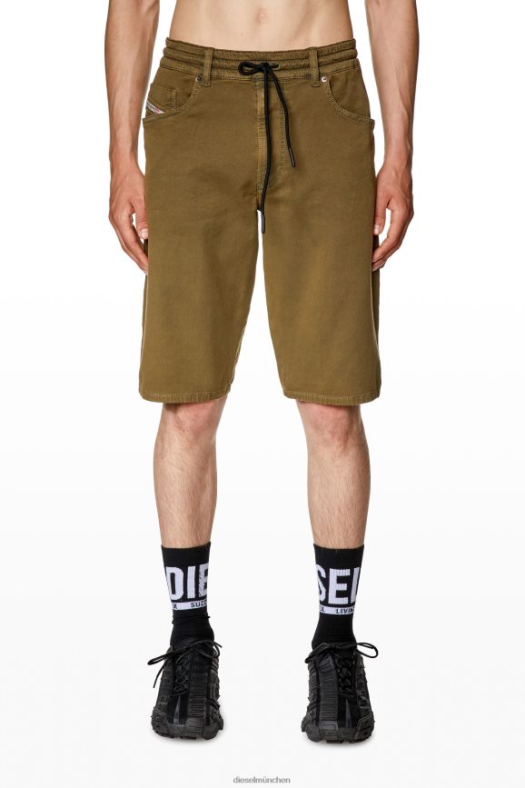 Diesel d-krooley-short jogg Bekleidung Militärgrün Männer H0VDZ345