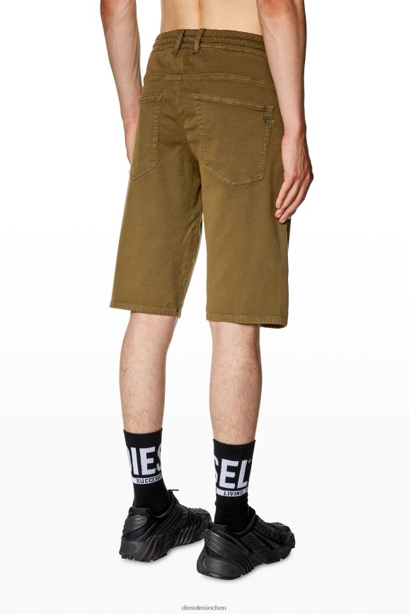 Diesel d-krooley-short jogg Bekleidung Militärgrün Männer H0VDZ345