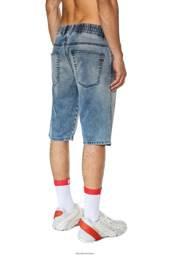 Diesel d-krooley-short jogg Bekleidung Mittelblau Männer H0VDZ376