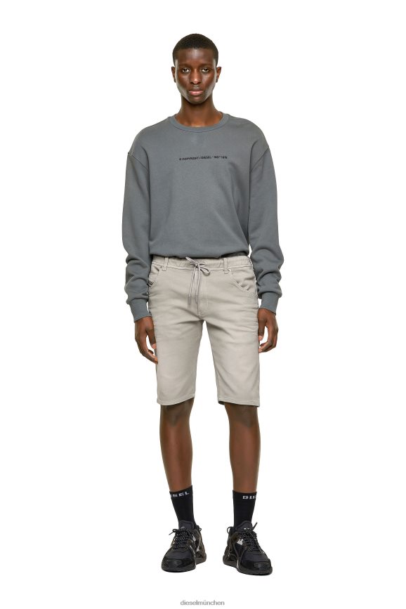 Diesel d-krooshort joggjeans Bekleidung grau Männer H0VDZ369