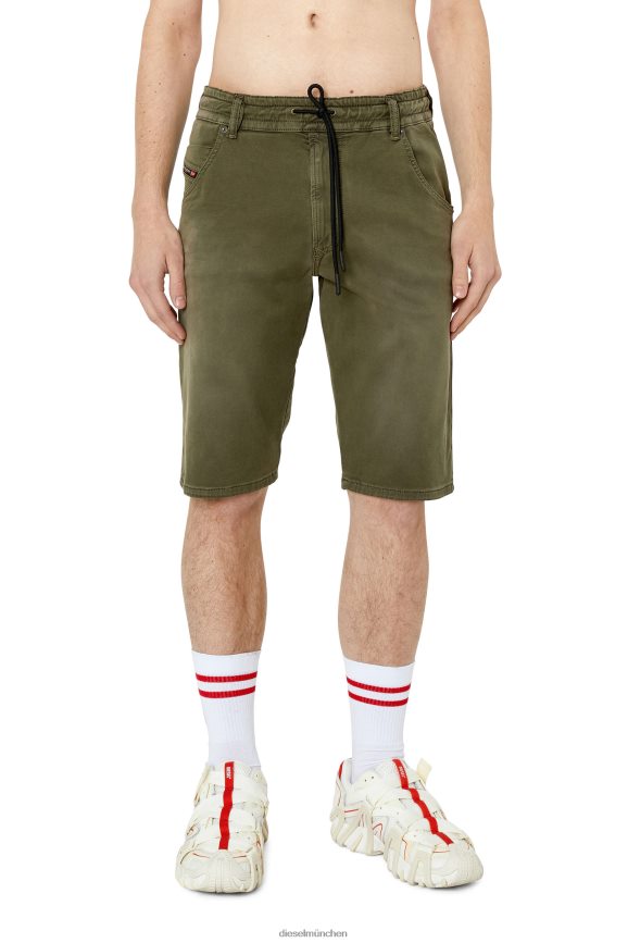 Diesel d-krooshort-z joggjeans Bekleidung Grün Männer H0VDZ370