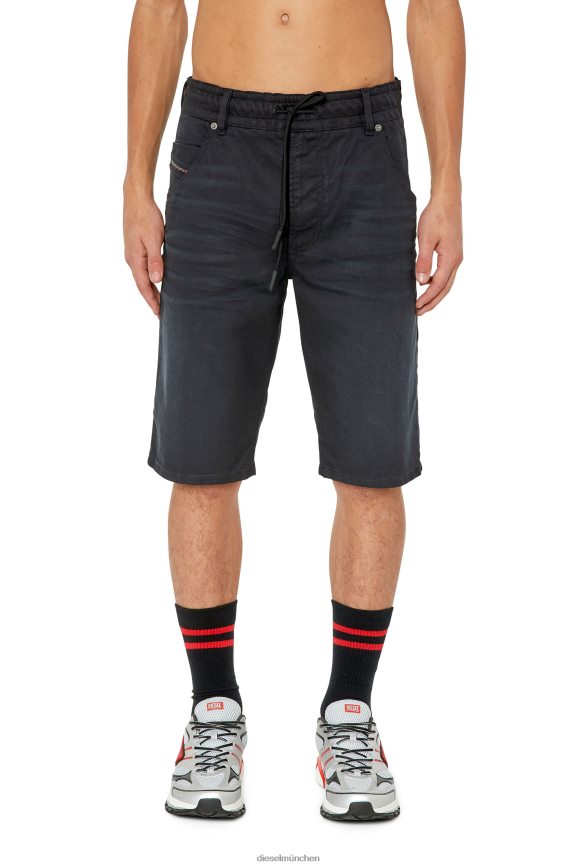 Diesel d-krooshort-z joggjeans Bekleidung schwarz/dunkelgrau Männer H0VDZ394