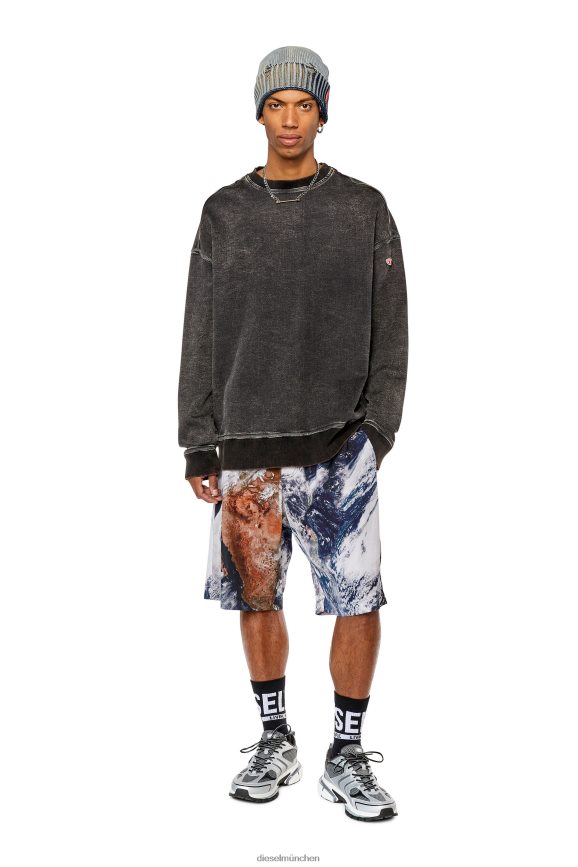 Diesel p-ferg-cmf Bekleidung Schwarz-Weiss Männer H0VDZ358