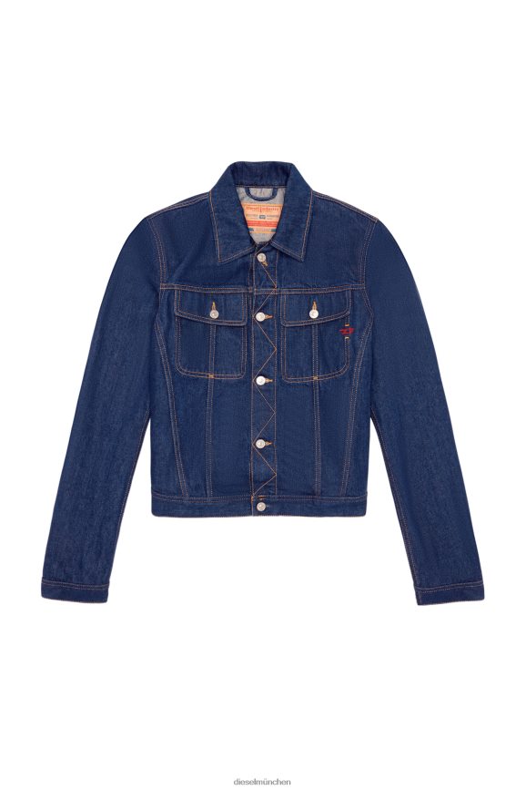 Diesel D-Milo Trucker-Jacke Bekleidung Dunkelblau Männer H0VDZ53