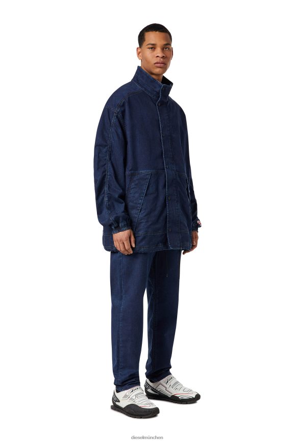 Diesel D-Rodney Joggjeans Windjacke Bekleidung Dunkelblau Männer H0VDZ37