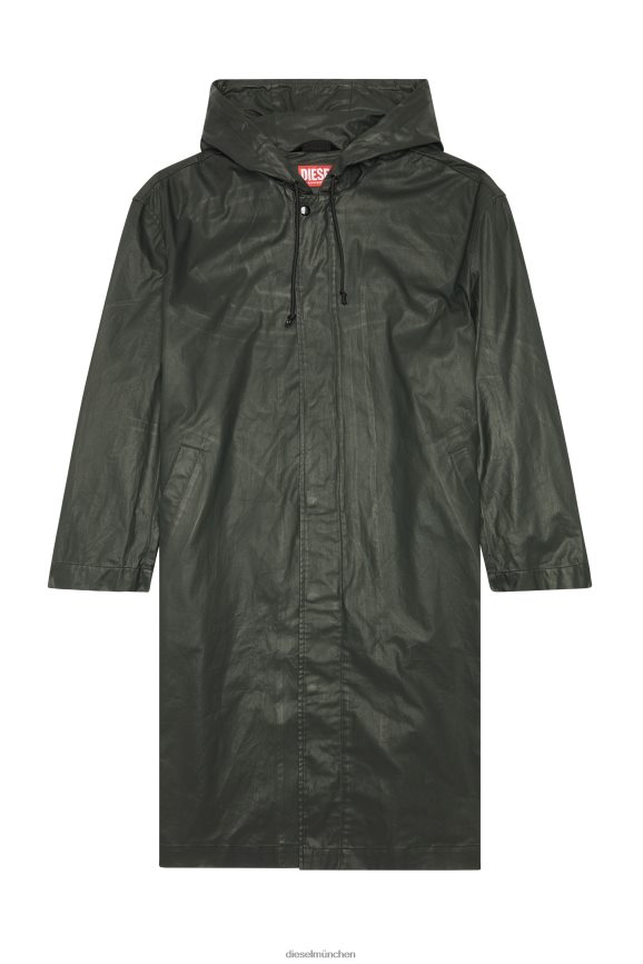 Diesel J-Mantel Bekleidung Schwarz Männer H0VDZ30