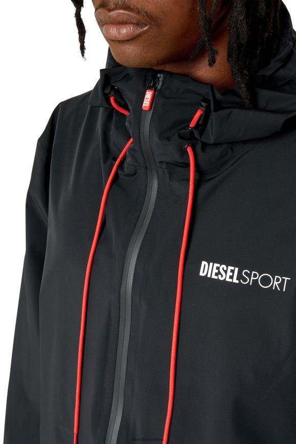 Diesel amwt-alan-wt38 Bekleidung Schwarz Männer H0VDZ41