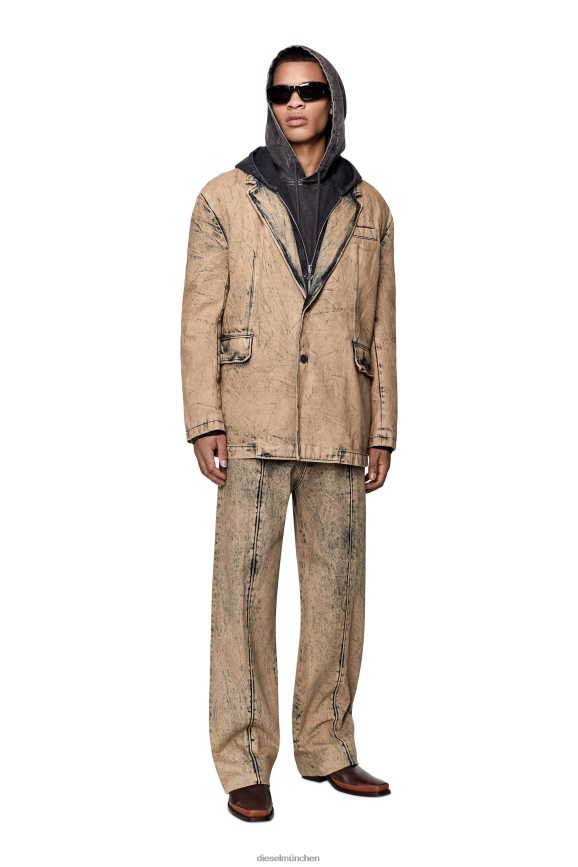 Diesel d-blaz-fs Bekleidung Beige Männer H0VDZ3