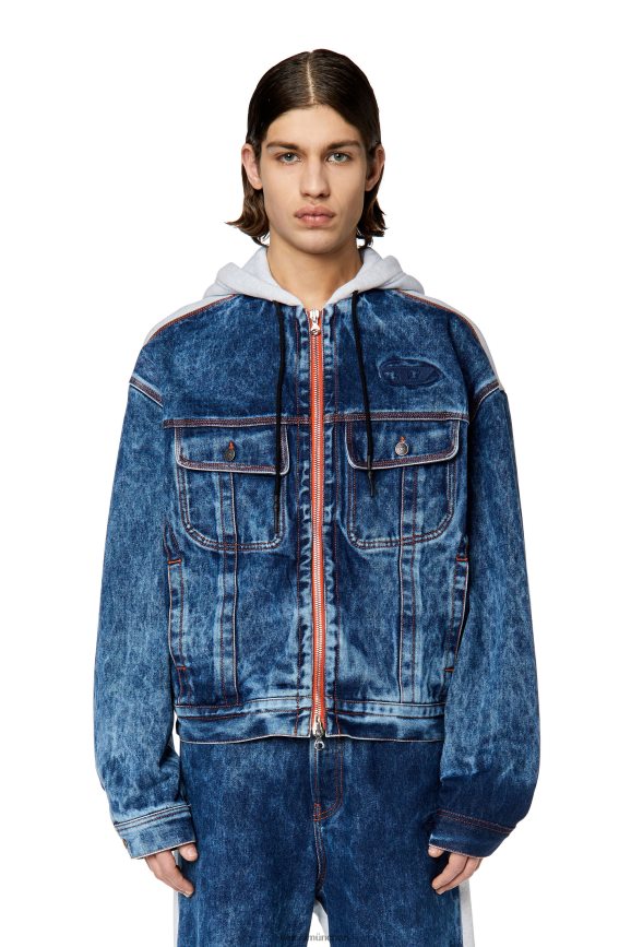 Diesel d-lill-one Bekleidung Mittelblau Männer H0VDZ61