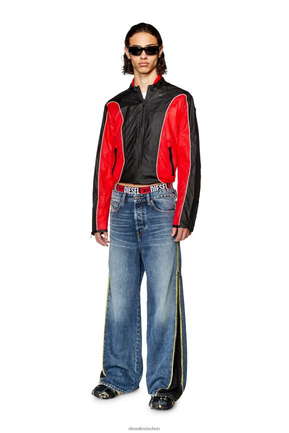Diesel j-blinkid-a Bekleidung rot schwarz Männer H0VDZ11