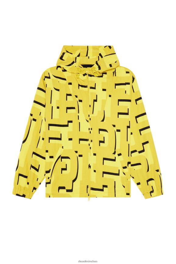 Diesel j-jass-mon-print Bekleidung Gelb Männer H0VDZ20