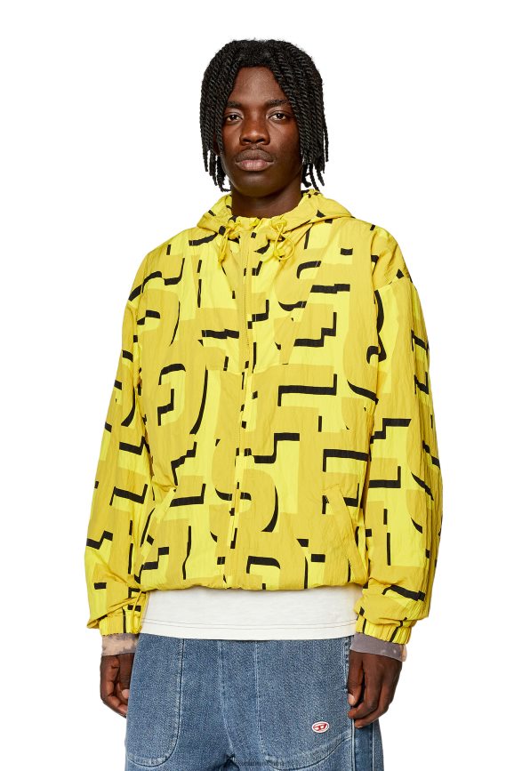 Diesel j-jass-mon-print Bekleidung Gelb Männer H0VDZ20