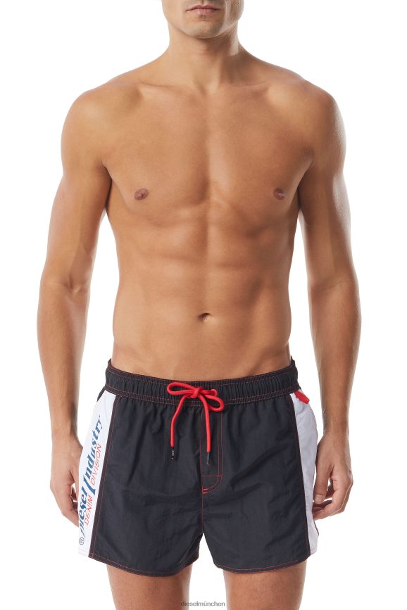 Diesel BMBX-Caybay kurze Calzoncini Bekleidung Schwarz Männer H0VDZ465