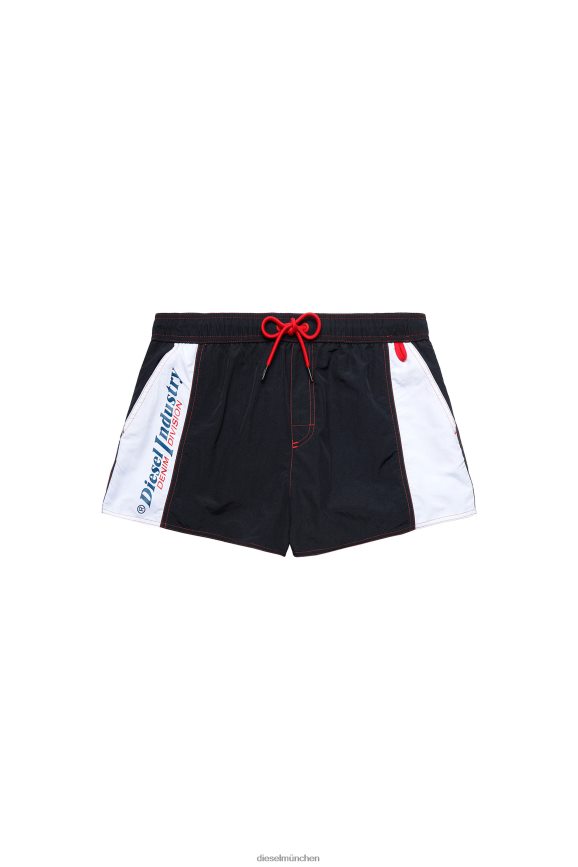 Diesel BMBX-Caybay kurze Calzoncini Bekleidung Schwarz Männer H0VDZ465