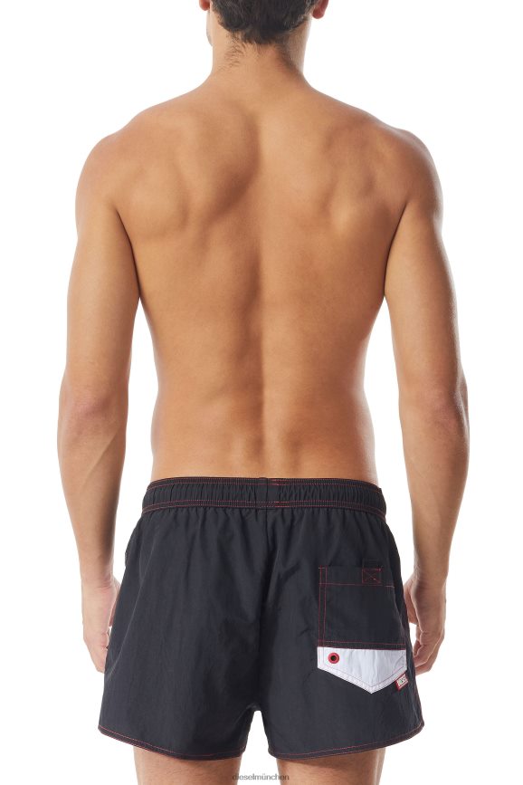 Diesel BMBX-Caybay kurze Calzoncini Bekleidung Schwarz Männer H0VDZ465