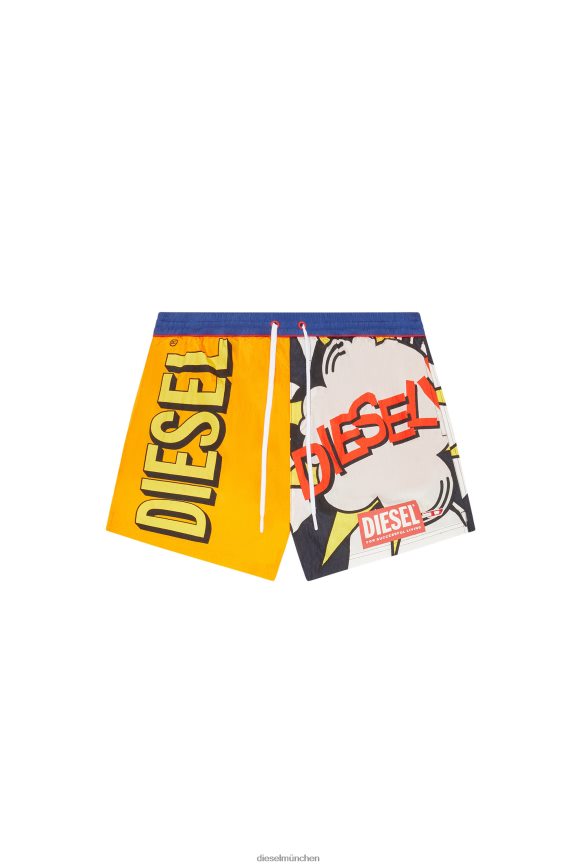 Diesel bmbx-nico Bekleidung Blau Gelb Männer H0VDZ476