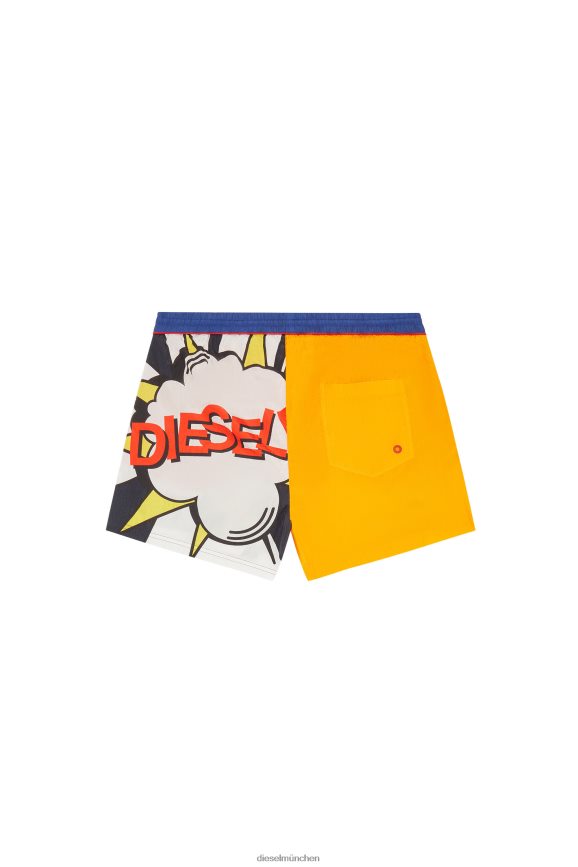 Diesel bmbx-nico Bekleidung Blau Gelb Männer H0VDZ476