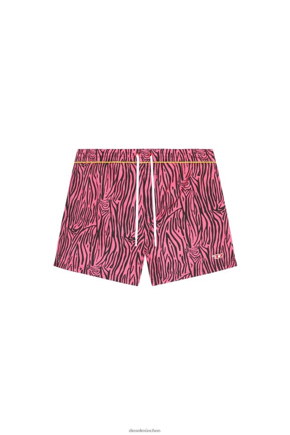 Diesel bmbx-nico Bekleidung schwarz/rosa Männer H0VDZ464
