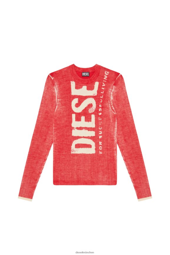Diesel k-atullus-rund Bekleidung Rot Männer H0VDZ87