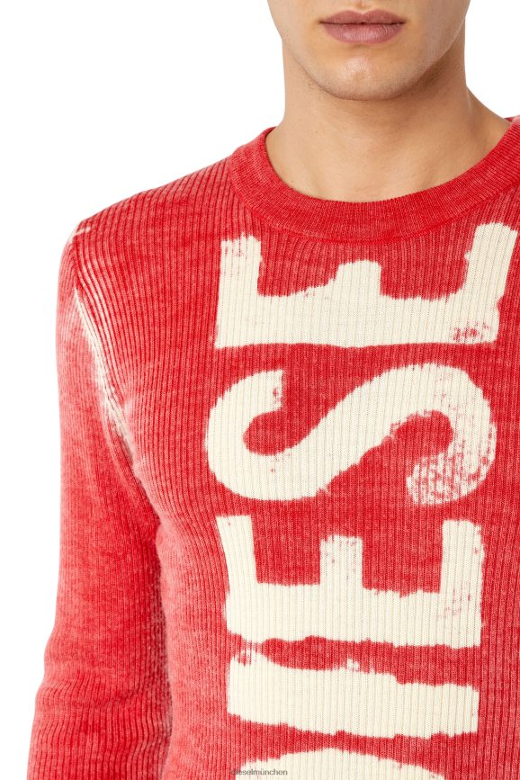 Diesel k-atullus-rund Bekleidung Rot Männer H0VDZ87