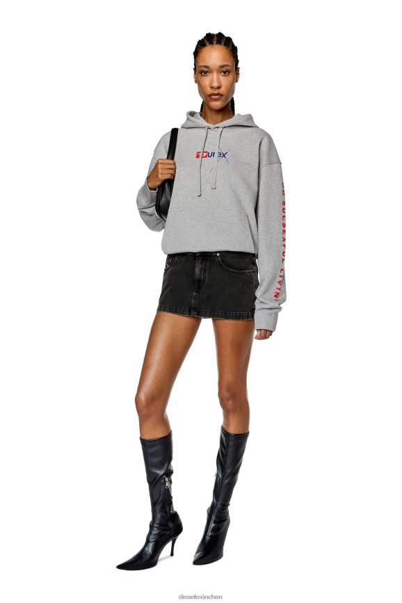 Diesel dx-s-macs-hood Bekleidung grau Männer H0VDZ140