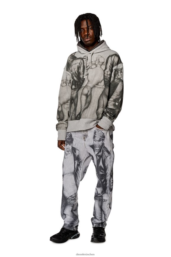 Diesel pr-s-macs-hood Bekleidung grau Männer H0VDZ143