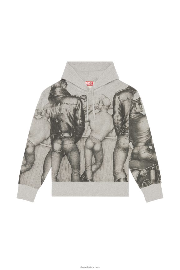 Diesel pr-s-macs-hood Bekleidung grau Männer H0VDZ143