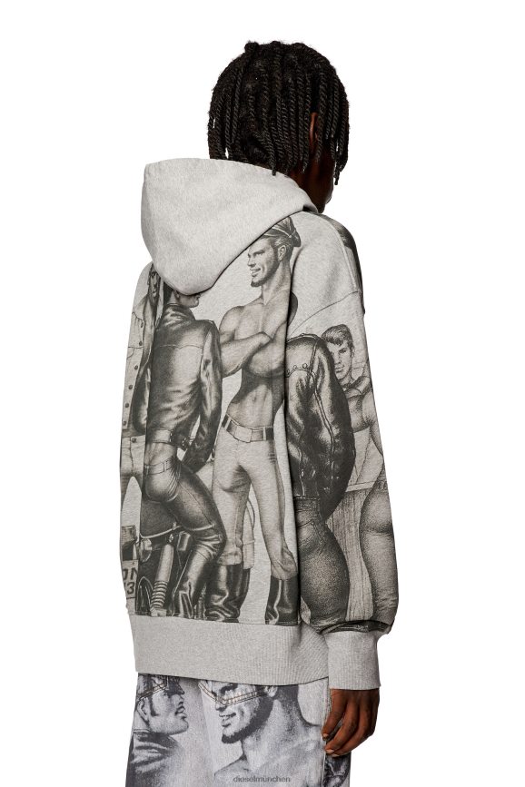 Diesel pr-s-macs-hood Bekleidung grau Männer H0VDZ143