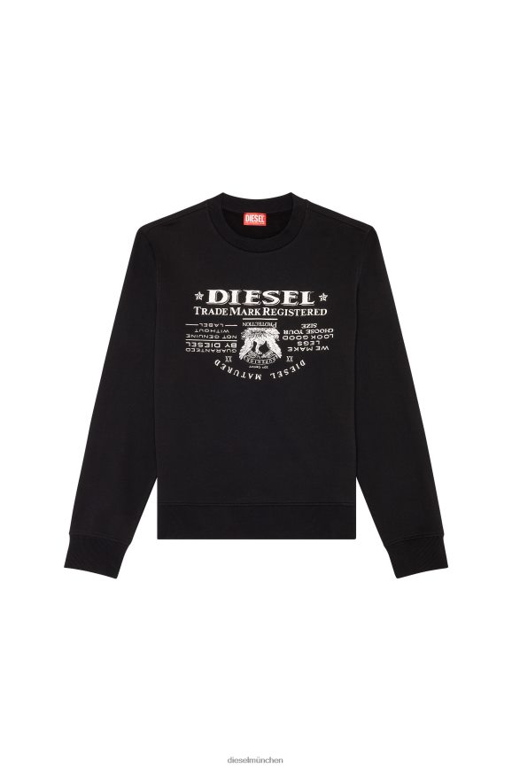 Diesel s-ginn-l2 Bekleidung Schwarz Männer H0VDZ134