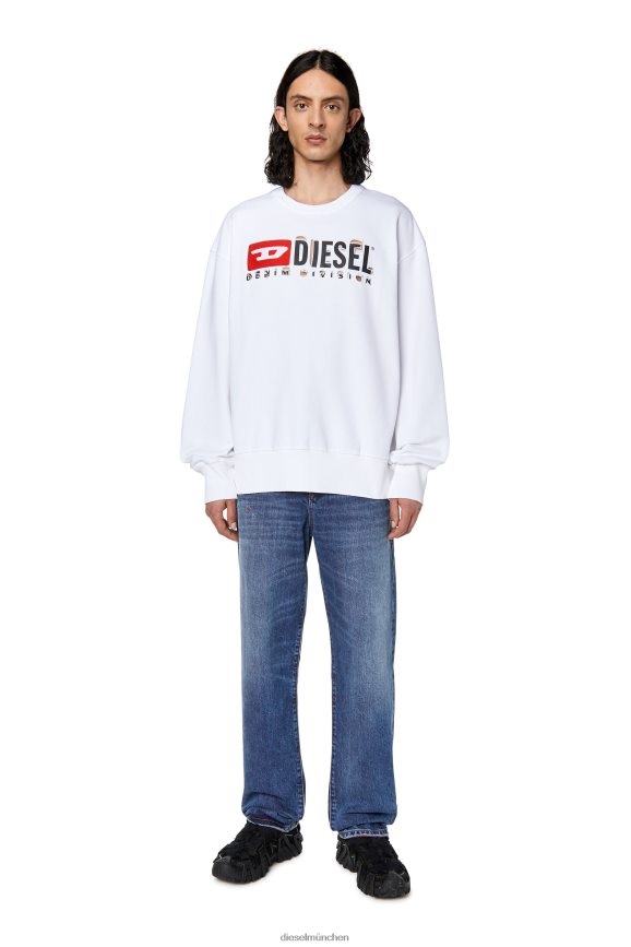 Diesel s-macs-divstroyed Bekleidung Weiss Männer H0VDZ160