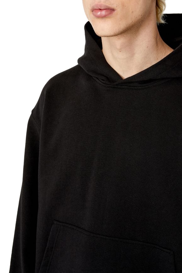 Diesel s-macs-hood-megoval Bekleidung Schwarz Männer H0VDZ125