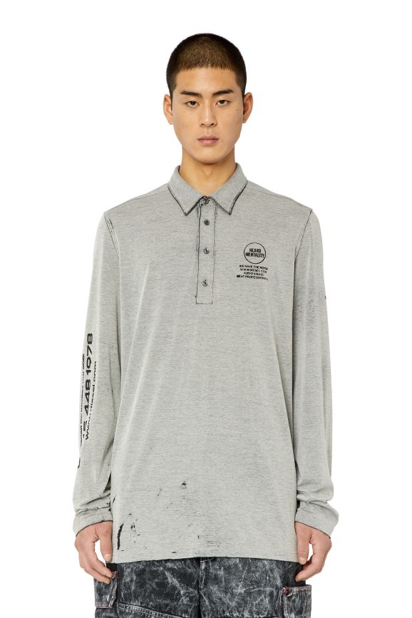 Diesel Shirt Bekleidung grau Männer H0VDZ227