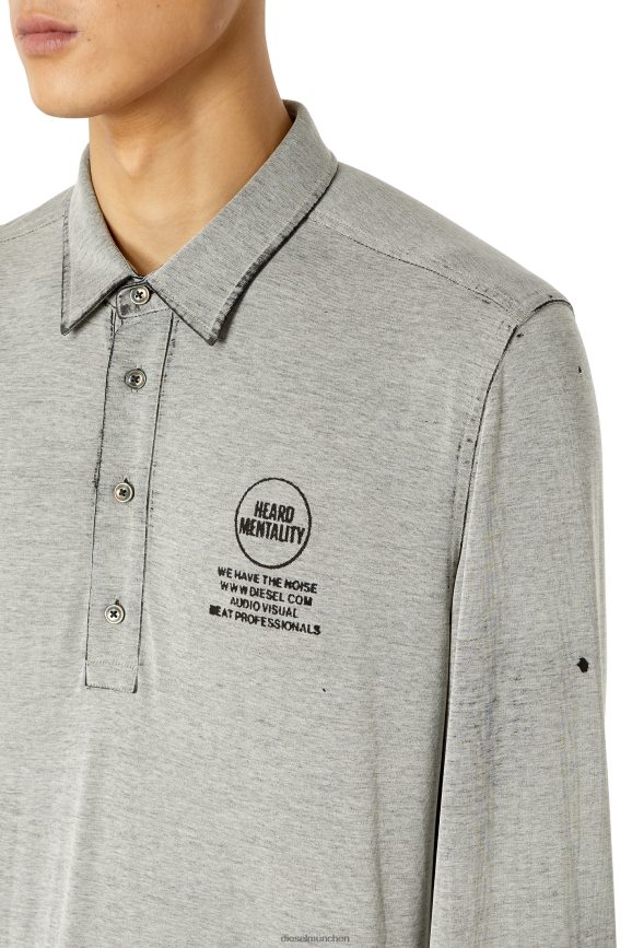 Diesel Shirt Bekleidung grau Männer H0VDZ227