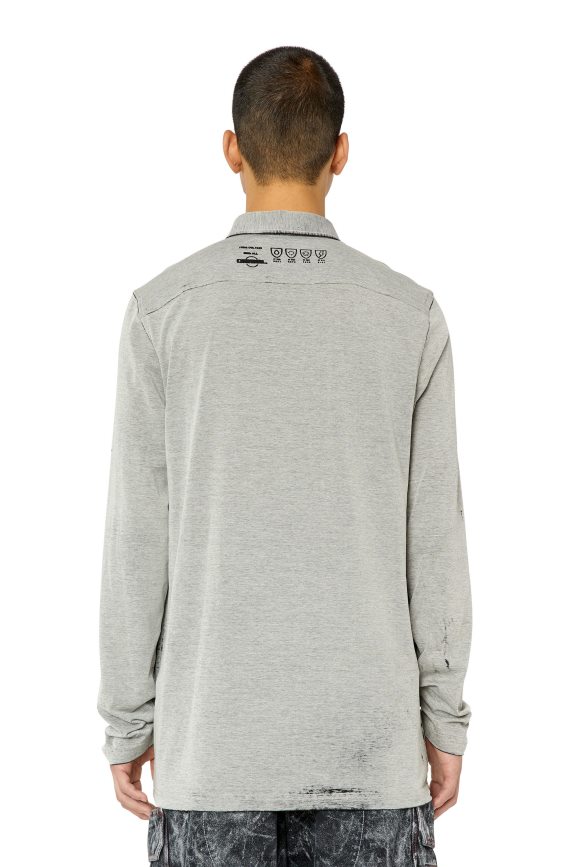 Diesel Shirt Bekleidung grau Männer H0VDZ227