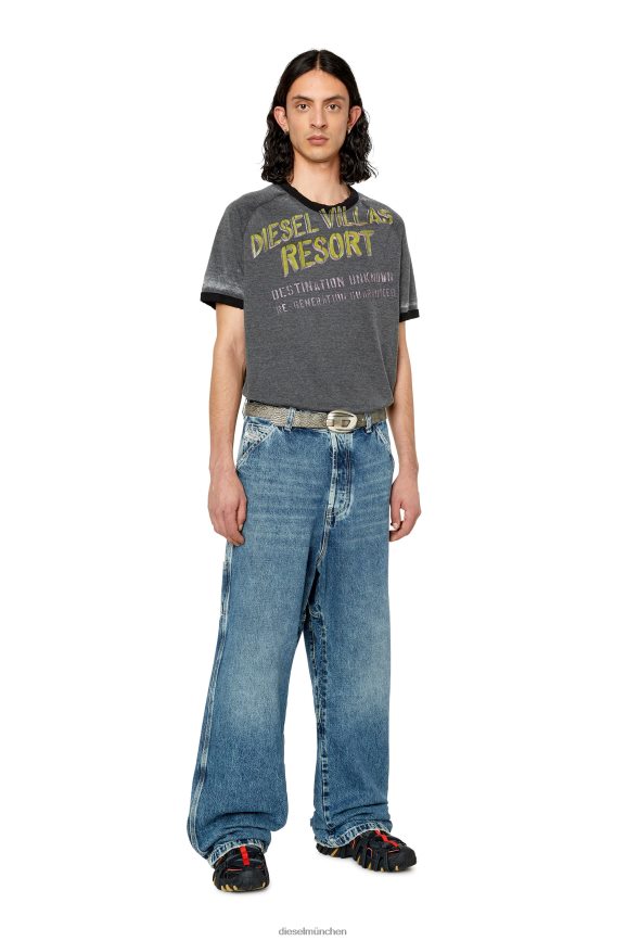 Diesel T-Dielan Bekleidung grau Männer H0VDZ224