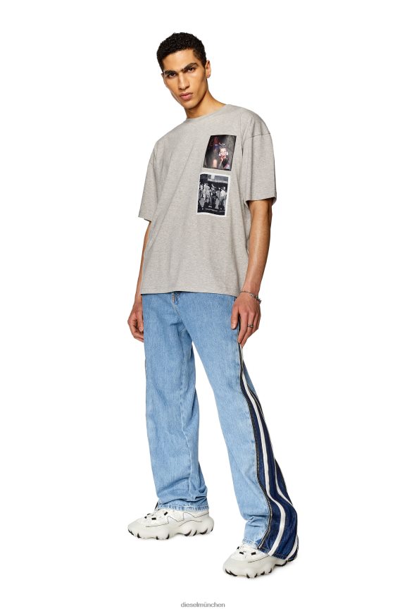 Diesel pr-t-nlabel-23 Bekleidung grau Männer H0VDZ251
