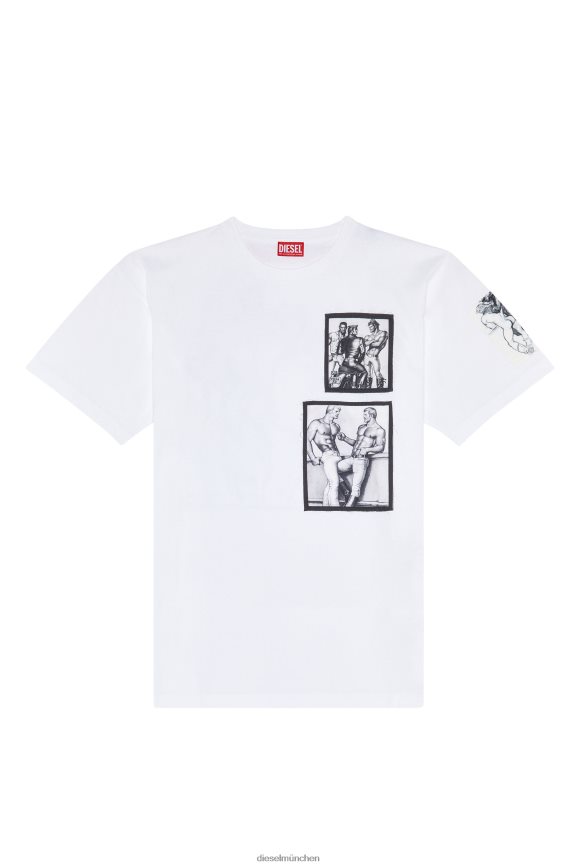 Diesel pr-t-nlabel-23a Bekleidung Weiss Männer H0VDZ263