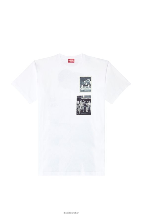 Diesel pr-t-nlabel-23b Bekleidung Weiss Männer H0VDZ267