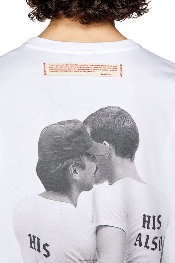 Diesel pr-t-nlabel-23b Bekleidung Weiss Männer H0VDZ267