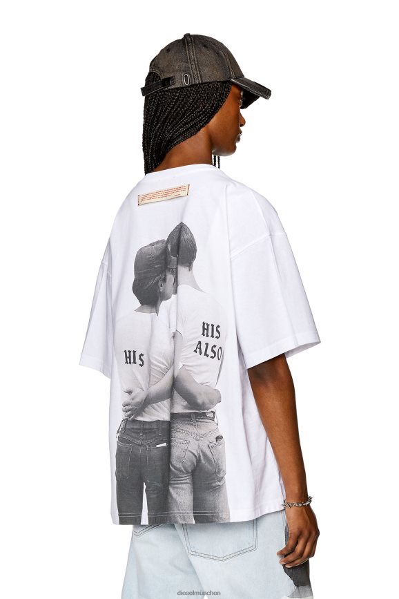Diesel pr-t-nlabel-23b Bekleidung Weiss Männer H0VDZ267