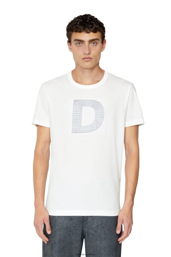 Diesel t-diegor-col Bekleidung Weiss Männer H0VDZ239