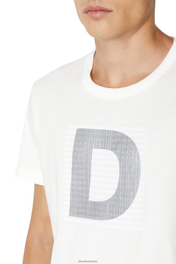 Diesel t-diegor-col Bekleidung Weiss Männer H0VDZ239